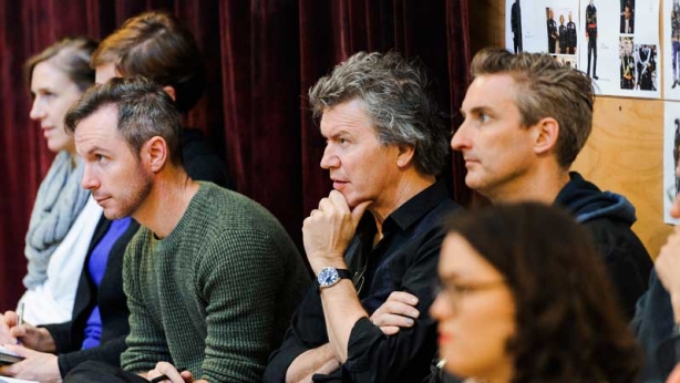Simon Phillips in rehearsals for Macbeth Simon Phillips in rehearsals for Macbeth
