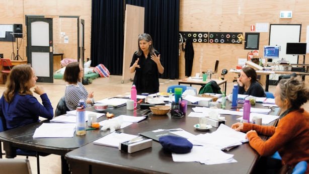 Di and Viv and Rose in rehearsal Di and Viv and Rose in rehearsal