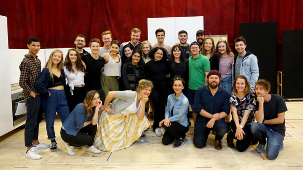 Vivid White cast with VCA Ensemble Vivid White cast with VCA Ensemble