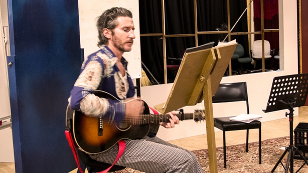 Tim Rogers in rehearsal Tim Rogers in rehearsal