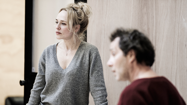 Susie Porter in rehearsal Susie Porter in rehearsal