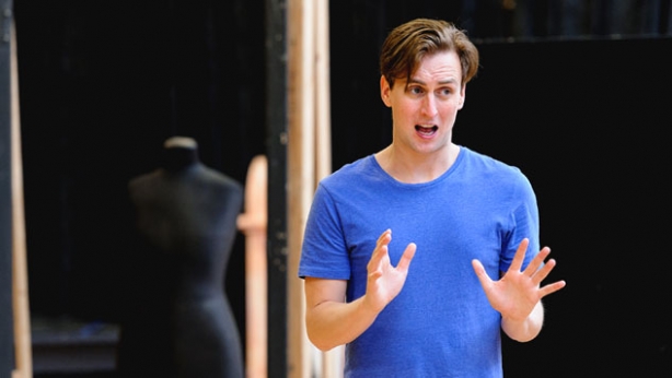 Ash Flanders in rehearsal for Buyer and Cellar Ash Flanders in rehearsal for Buyer and Cellar