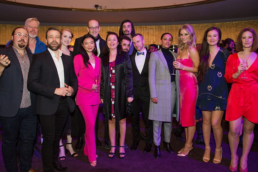 The cast of An Ideal Husband on Opening Night