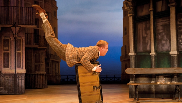 Owain Arthur in One Man, Two Guvnors