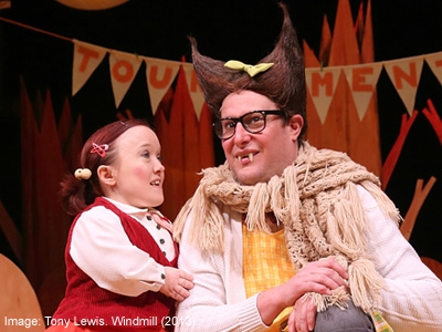 Emma Hawkins and Patrick Graham in 'Big Bad Wolf'