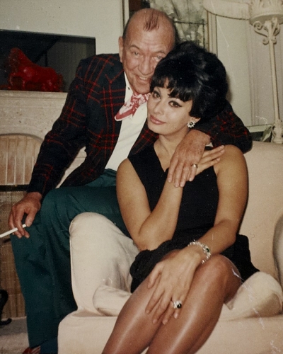 Noël Coward with Sophia Loren in Les Avants Switzerland December 1964..jpg